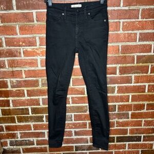 Madewell 9” High Riser Skinny Skinny Jeans Sz 25